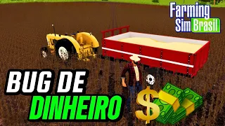 COMO FICAR RICO NO FARMING SIM BRASIL COM ESSE BUG DE DINHEIRO INFINITO #farmingsimbrasil