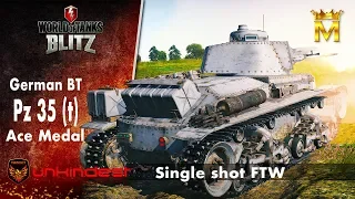 Pz 35 (t) Ace Medal || Only single shot gun