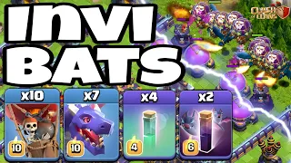 INVI BATS ATTACK STRATEGY!! Best Th15 Attack Strategy 2023 in Clash of Clans