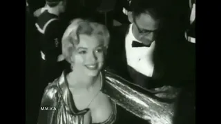 Footage Of Marilyn Monroe And Arthur Miller Arrives At The Royal Command Film Performance 1956