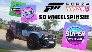Forza Horizon 5 - Opening 50 Wheelspins!!!
