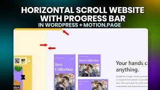 Horizontal Scroll in WordPress | Bricks Builder and Motion Page (GSAP)
