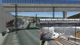 Spanish Train Crash 3D Google Earth Animation