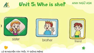 Unit 5  Who is she?   Gogo love English 1 - Anh ngữ ASK