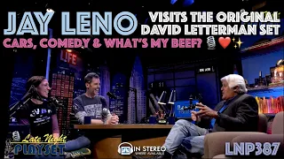 JAY LENO visits Late Night Playset to talk Cars & David Letterman LNP387