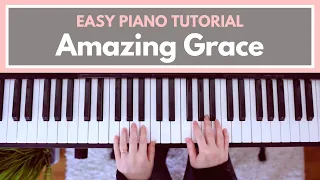 Amazing Grace - Easy Piano Tutorial