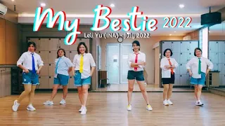 MY BESTIE 2022 | Line Dance Cover by Susan Excecutive club and Hennie Kim