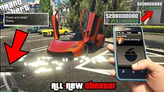 GTA 5 All-New Mobile Phone Cheats! (Money Cheat, T20 Car Cheat & more)