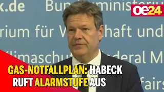 Gas-Notfallplan: Habeck ruft Alarmstufe aus