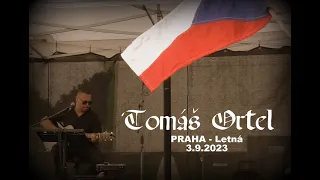 Tomáš Ortel v Praze Letná (3.9.2023)