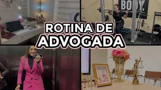 VLOG UM DIA COMIGO - ROTINA DE ADVOGADA