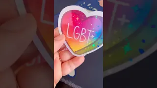 lgbt conversation heart stickers 💗