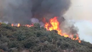 El Dorado Fire Grows As Investigators Believe It Is Human Caused