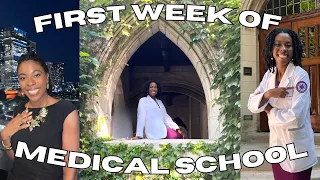 First Week of Medical School | Orientation Week and WHITE COAT CEREMONY!👩🏾‍⚕️🩺🧠