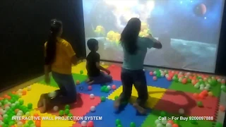 interactive wall projection system - interactive ball throwing games