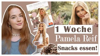 1 Woche PAMELA REIF Snacks ESSEN I Snack-Kochbuch TEST I gesunde PAM-Snacks I Healthy Plantbased