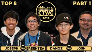 2019 CTWC Classic Tetris Rd. 3 - Part 1 -  JOSEPH/GREENTEA + JOSH/DAN QZ