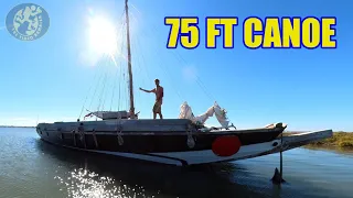 Ontong Java 75 ft Polynesian Sailing Canoe!!