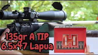 6.5x47 Lapua, 135gr A-Tip, Varget