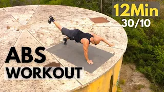 Abs Workout 12 Min / Tabata 30 10