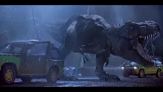 Появление Тираннозавра  Парк Юрского периода ( Jurassic Park )