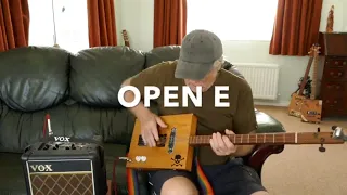Cigar Box Guitar - Open E Tuning