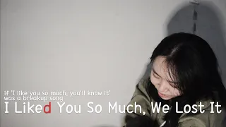 i liked you so much, we lost it (I Like You So Much, You'll Know It Breakup Version) cover by JW