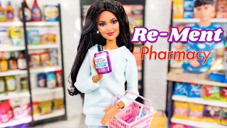 Unboxing Re-Ment Pharmacy Set with Makeup for Dolls: Is It the Perfect Size?
