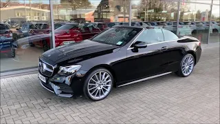 Mercedes-Benz E 450* Cabrio 4M AMG Obsidianschwarz Metallic | Autohaus Sand Jensen Flensburg