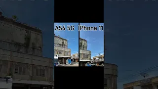 Samsung A54 5G vs iPhone 11 Camera test.