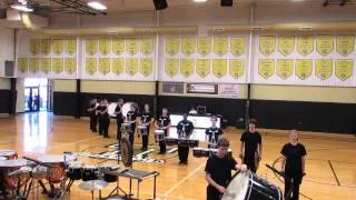 Central HD Drumline Indoor Show Trenton 2014