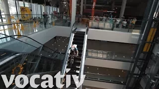 DownMall: The Mountain Bike Race Inside Of A Russian Shopping Mall