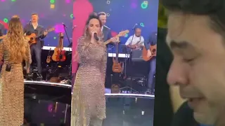 Zezé Di Camargo chora ao ver Vanessa ser humilhada na Globo por causa de dado bonadelli bomba