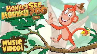 Monkey See Monkey Poo Music Video | Songs for Kids