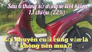 review xe điện vinfast Feliz S sau 6 tháng sử dụng, tiết kiệm được 1,1 chiệu(tiết kiệm 22%tiền xăng)