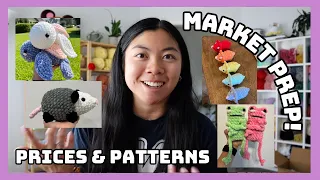 Market Prep 🌷 prices, patterns, & inventory plan! Prep with me for my next market (PART 1)