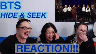 BTS HIDE & SEEK REACTION @ LATE LATE SHOW