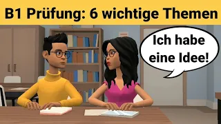 Mündliche Prüfung Deutsch B1 | Gemeinsam etwas planen/Dialog | 6 wichtige Themen | sprechen Teil 3