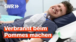 Schwere Verletzung durch brennendes Fett | Die Unfallklinik