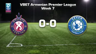 Pyunik - Sevan 0:0, Vbet Armenian Premier League 2021/22, Week 07