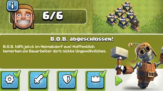 B.O.B. - 6. Bauarbeiter schneller bekommen! 🤯 Clash of Clans * 2023 Edition