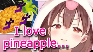 Korone Pronouncing Fruits & Veggies Like a Pro But Gets Betrayed By Pineapple [Korone English]