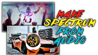 How to make awsome avee player template | Make spectrum video from audio orignal sound/audio