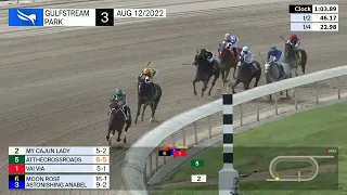 Gulfstream Park August 12, 2022 Race 3