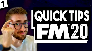 QUICK TIPS FM20 | Hints for Football Manager 2020