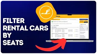 How to filter rental cars by seats on Lufthansa Airlines?
