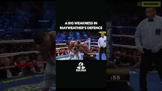 A Big Weakness In Mayweathers Defence - #boxing #boxingtraining #mayweather #boxingnews #training