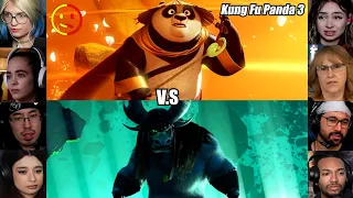 Po vs Kai |  Kung fu Panda 3 |  Reaction Mashup  | #kungfupanda