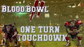 3 chainpush one turn touchdown with sidestep - Blood Bowl 2 highlight (the Sage)