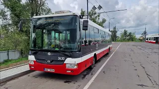 CZ - MHD Praha/Prague - BUS linka/line ""191""   ""Na Knížecí ► OC Ruzyně""